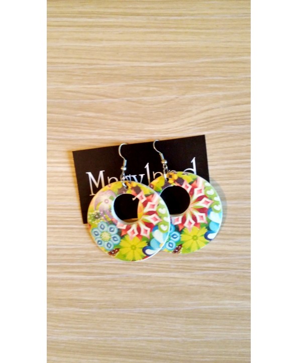 Обеци дърво