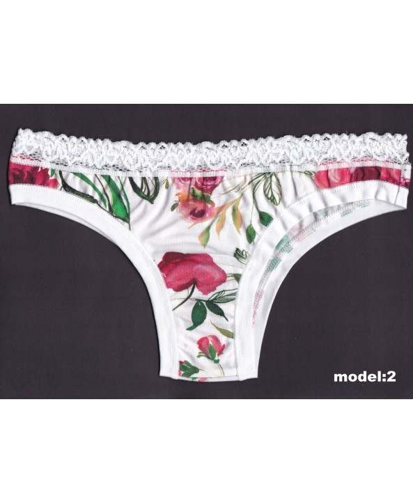 Lovelygirl бразилиана памук с дантела S Lovelygirl бразилиана памук с дантела S