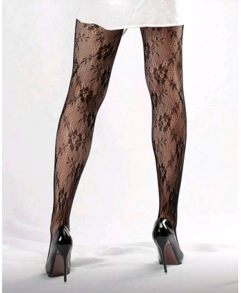 Фигурален чорапогащник мрежа на цветя 219