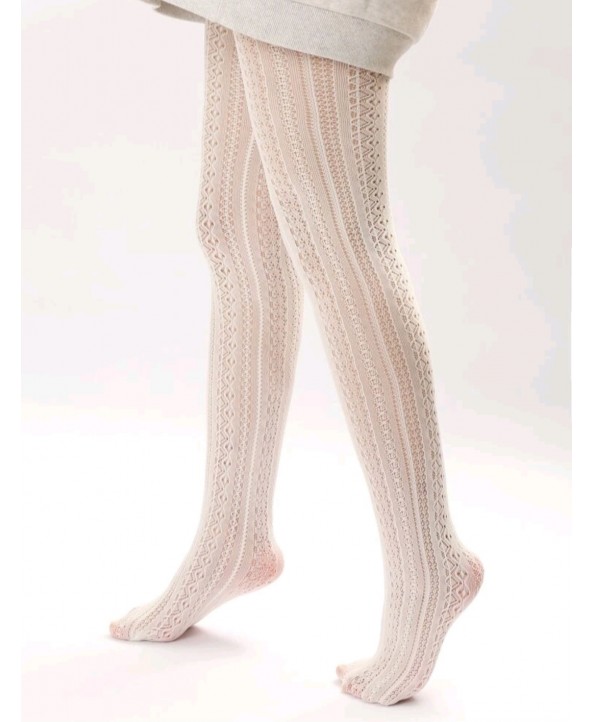 Дамски фигурален чорапогащник 318 екрю