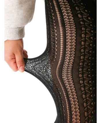 Дамски фигурален чорапогащник 318